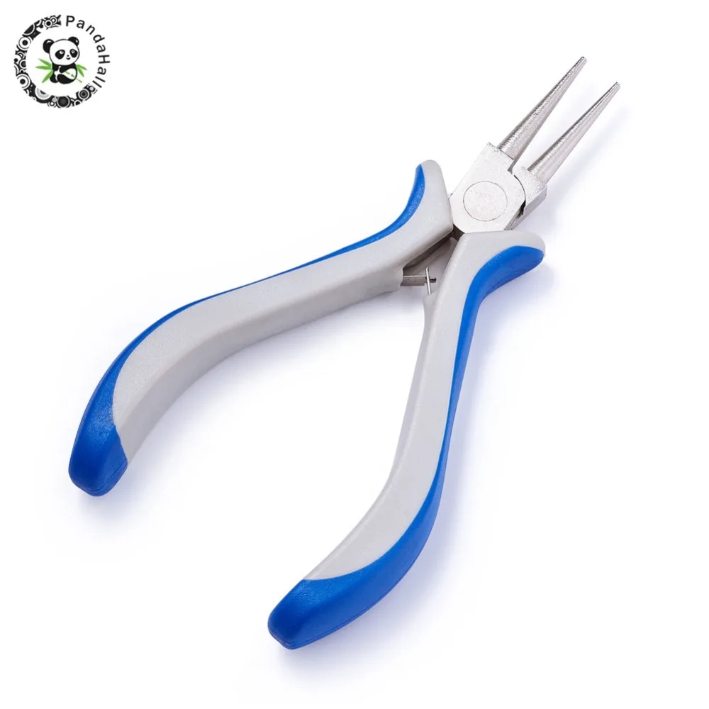 PANDAHALL 1pc 5.8cmx12.5cm Round Nose Pliers Ferronickel, Carbon-Hardened Steel Jewelry Pliers DIY Tools For Metal Wire Bending
PANDAHALL 1pc 5.8cmx12.5cm Round Nose Pliers Ferronickel, Carbon-Hardened Steel Jewelry Pliers DIY Tools For Metal Wire Bending