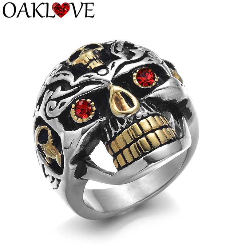 Punk Skull Rings Set (26)