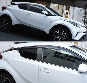 2016 2017 2018 For Toyota C-HR Exterior Window Visor Vent Shade Sun Rain Guard Deflectors 4pcs car styling accessories
2016 2017 2018 For Toyota C-HR Exterior Window Visor Vent Shade Sun Rain Guard Deflectors 4pcs car styling accessories