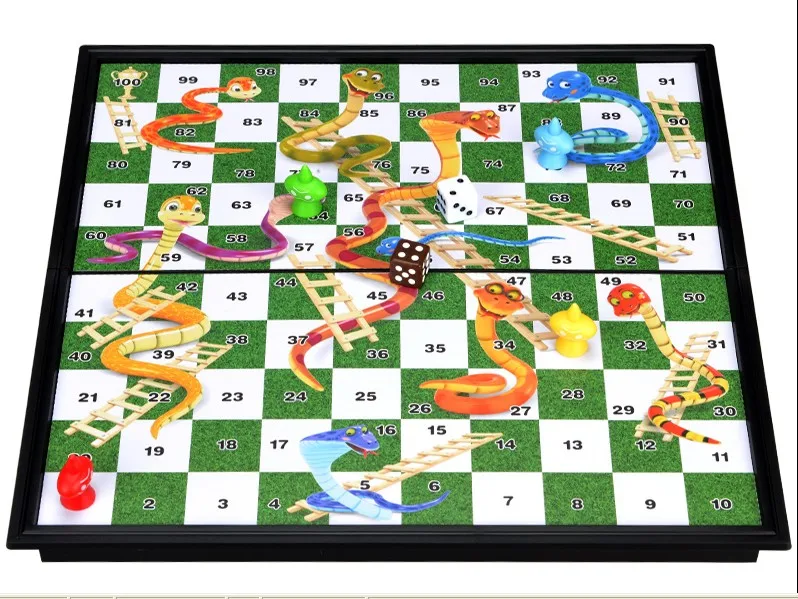 Suzakoo Folding magnetic snake chess toys for children Portable Snakes and Ladders Puzzle game
Suzakoo Folding magnetic snake chess toys for children Portable Snakes and Ladders Puzzle game