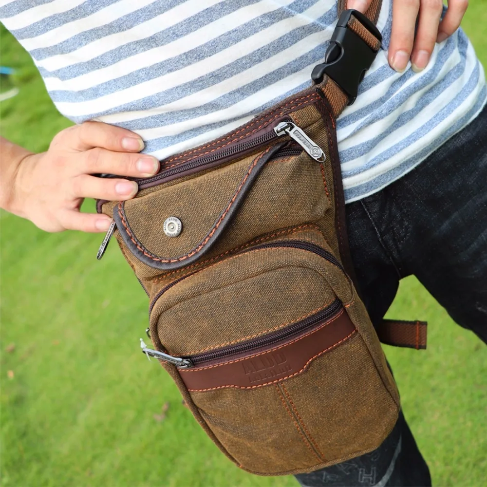 Men Canvas/Nylon Fanny Drop Leg Bags Thigh Pouch Motorcycle Riding Cross Body Shoulder Bag Military Hip Bum Belt Waist Pack
Men Canvas/Nylon Fanny Drop Leg Bags Thigh Pouch Motorcycle Riding Cross Body Shoulder Bag Military Hip Bum Belt Waist Pack