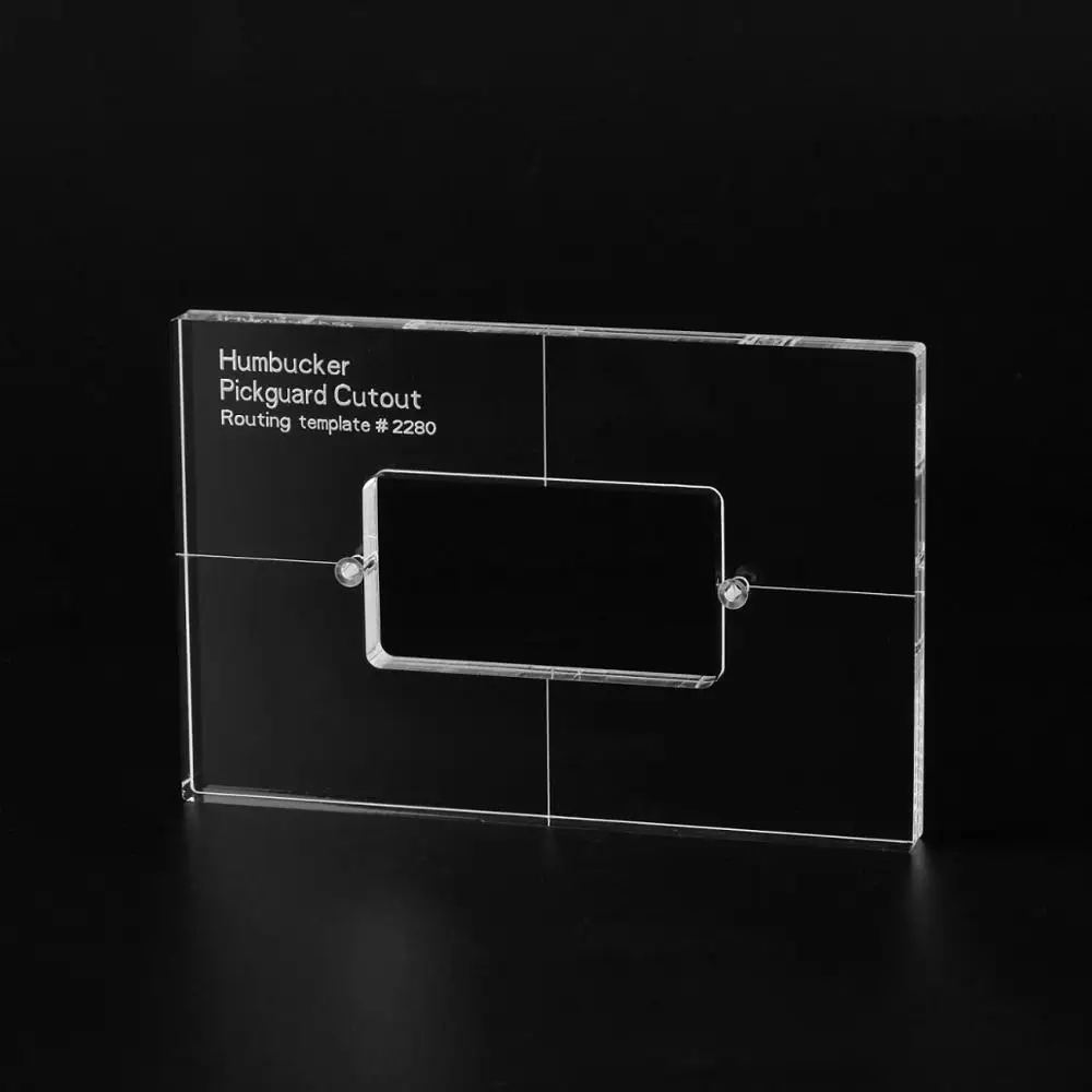 Musiclily Pro CNC Accurate Acrylic Open Style Humbucker Pickup Routing Template for Electric Guitar Pickguard
Musiclily Pro CNC Accurate Acrylic Open Style Humbucker Pickup Routing Template for Electric Guitar Pickguard