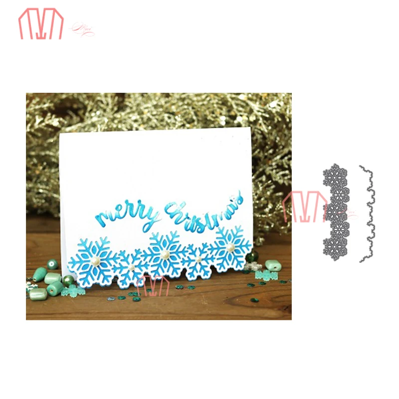 Mai Christmas Snowflake Border Metal Cutting Dies Stencils for DIY Scrapbooking photo album Decorative Embossing DIY Paper Card
Mai Christmas Snowflake Border Metal Cutting Dies Stencils for DIY Scrapbooking photo album Decorative Embossing DIY Paper Card