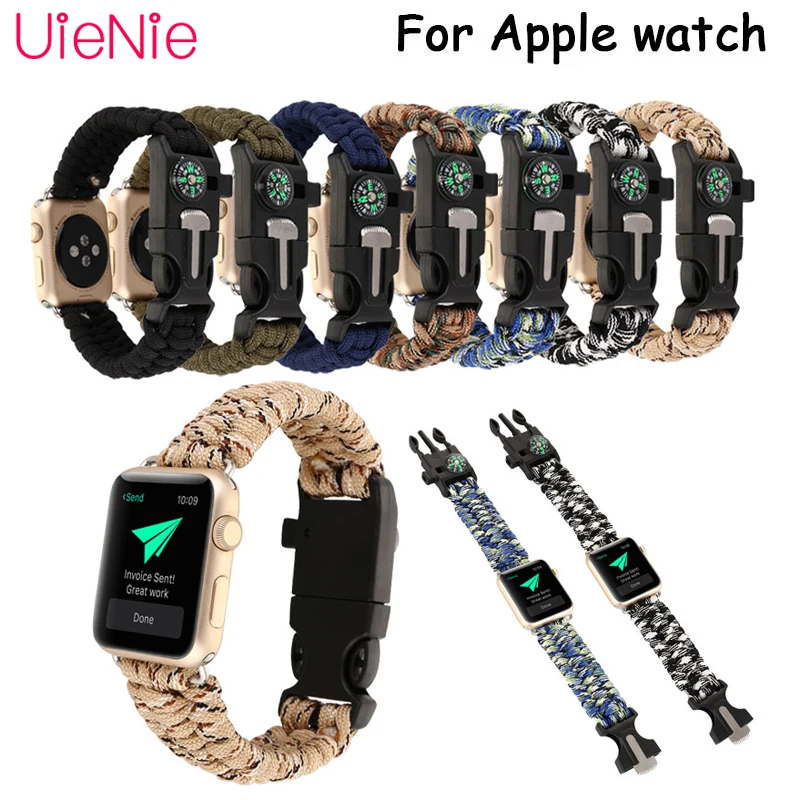 Outdoor sports strap For Apple Watch 40mm 44mm 38mm 42mm adventure wristband for Apple Watch series 4 3 2 1 iWatch bracelet
Outdoor sports strap For Apple Watch 40mm 44mm 38mm 42mm adventure wristband for Apple Watch series 4 3 2 1 iWatch bracelet