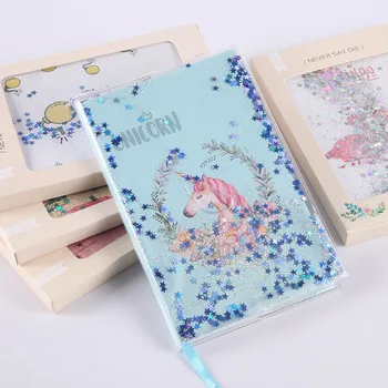 1pcs New diary book small fresh notebook simple cartoon sequin travel diary plan notebook unicorn notebook diary A6
1pcs New diary book small fresh notebook simple cartoon sequin travel diary plan notebook unicorn notebook diary A6