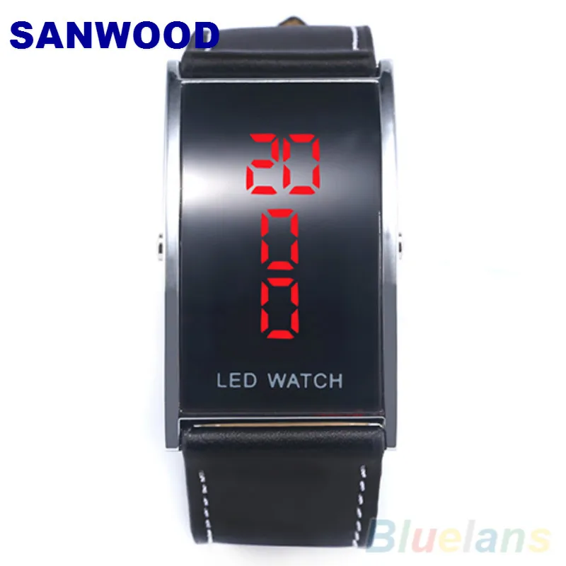 Men's Women's LED Digital Date Rectangle Dial Faux Leather Strap Electronics Wrist Watch Relojes
Men's Women's LED Digital Date Rectangle Dial Faux Leather Strap Electronics Wrist Watch Relojes