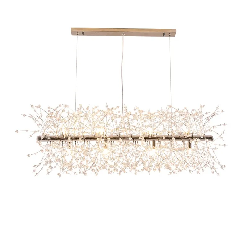 Modern minimalist dandelion chandelier creative led art living room dining room lamp lighting crystal LED pendant lamp 90-265V
Modern minimalist dandelion chandelier creative led art living room dining room lamp lighting crystal LED pendant lamp 90-265V