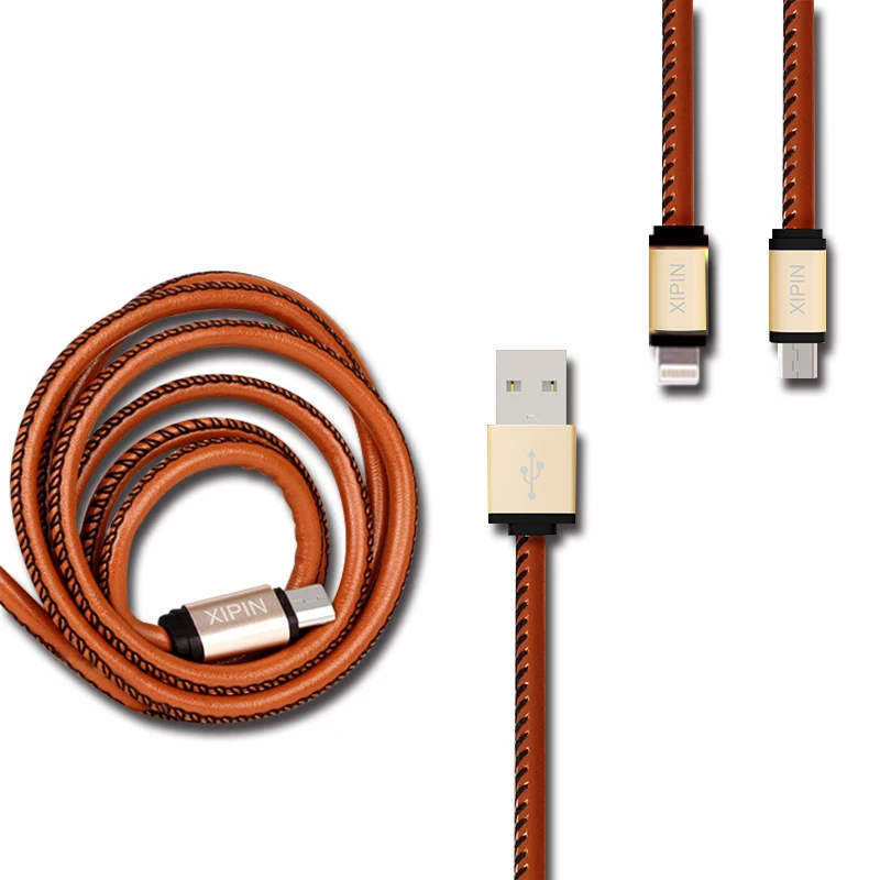 Original Leather Micro USB Cable/Lightning Cable