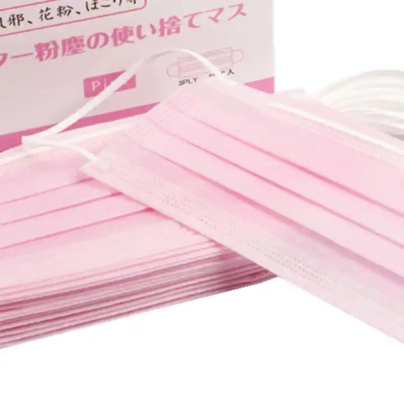 disposable pink face mask disposable pink face mask