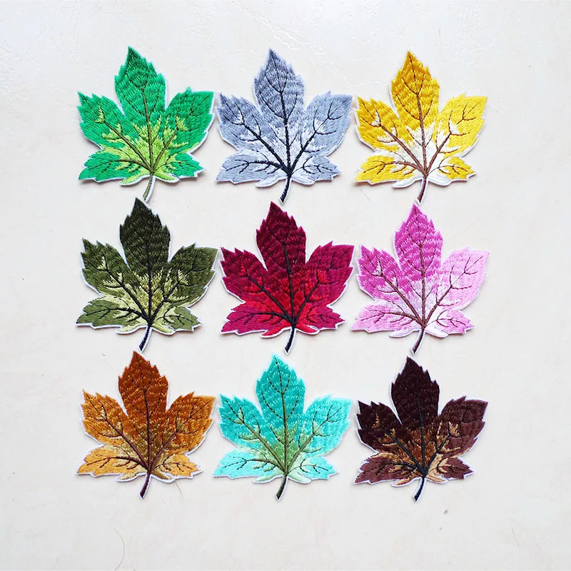 1Pcs Heat Transfers Maple Leaf Applique Embroidered Badge Iron On Patches for T-shirt Clothes Sewing Craft DIY Dress Application
1Pcs Heat Transfers Maple Leaf Applique Embroidered Badge Iron On Patches for T-shirt Clothes Sewing Craft DIY Dress Application