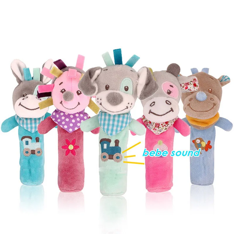 Newborn Baby Toy Rattle mobile bebê Toy Cartoon Animal Hand Bell Rattle Soft Toddler Oyuncak Plush Baby Toys 0-12 Months
Newborn Baby Toy Rattle mobile bebê Toy Cartoon Animal Hand Bell Rattle Soft Toddler Oyuncak Plush Baby Toys 0-12 Months