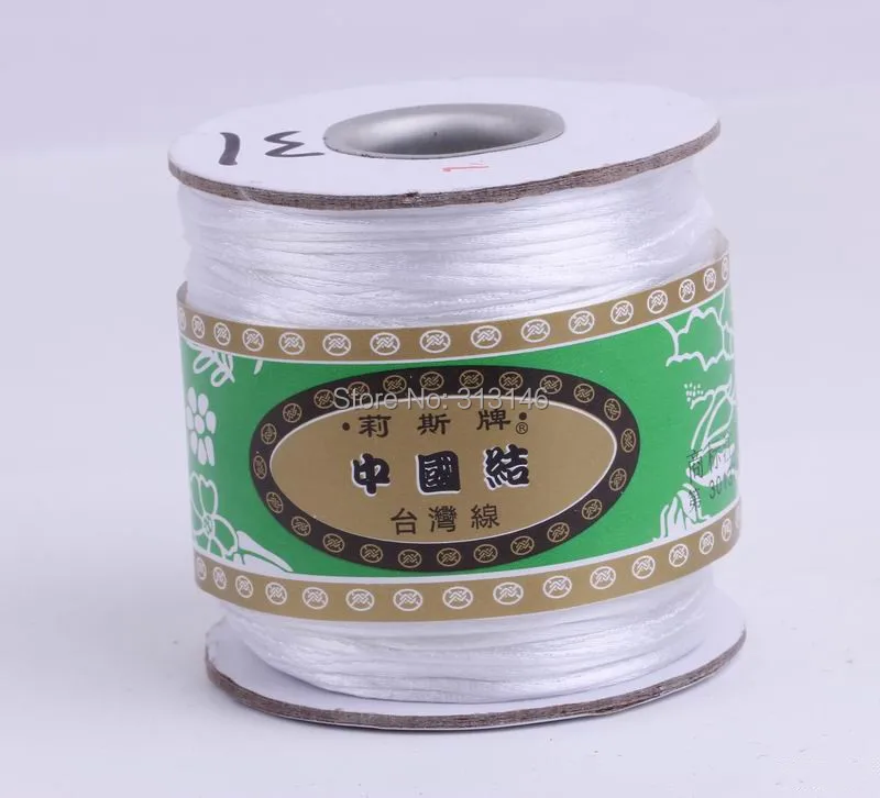 80M/Roll 1.5MM Braided White Nylon Chinese Knotting Cord Macrame Beading String Thread for Handcraft Handmade Shamballa Jewelery
80M/Roll 1.5MM Braided White Nylon Chinese Knotting Cord Macrame Beading String Thread for Handcraft Handmade Shamballa Jewelery