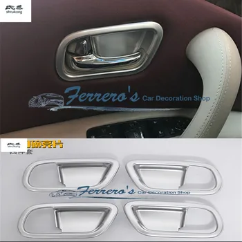 4pcs/lot Car stickers ABS Chrome Inner door handle protection cover Trims For Nissan Armada Patrol Royale Nismo Y62 2016-2018
4pcs/lot Car stickers ABS Chrome Inner door handle protection cover Trims For Nissan Armada Patrol Royale Nismo Y62 2016-2018