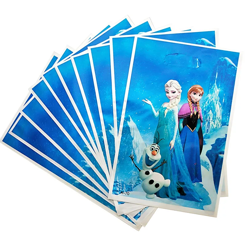 10/20pcs 16.5*25cm Plastic Gift Bag Frozen Princess Olaf Elsa Loot Bag Kid Boy Birthday Party supplies Cartoon Theme Decoration
10/20pcs 16.5*25cm Plastic Gift Bag Frozen Princess Olaf Elsa Loot Bag Kid Boy Birthday Party supplies Cartoon Theme Decoration