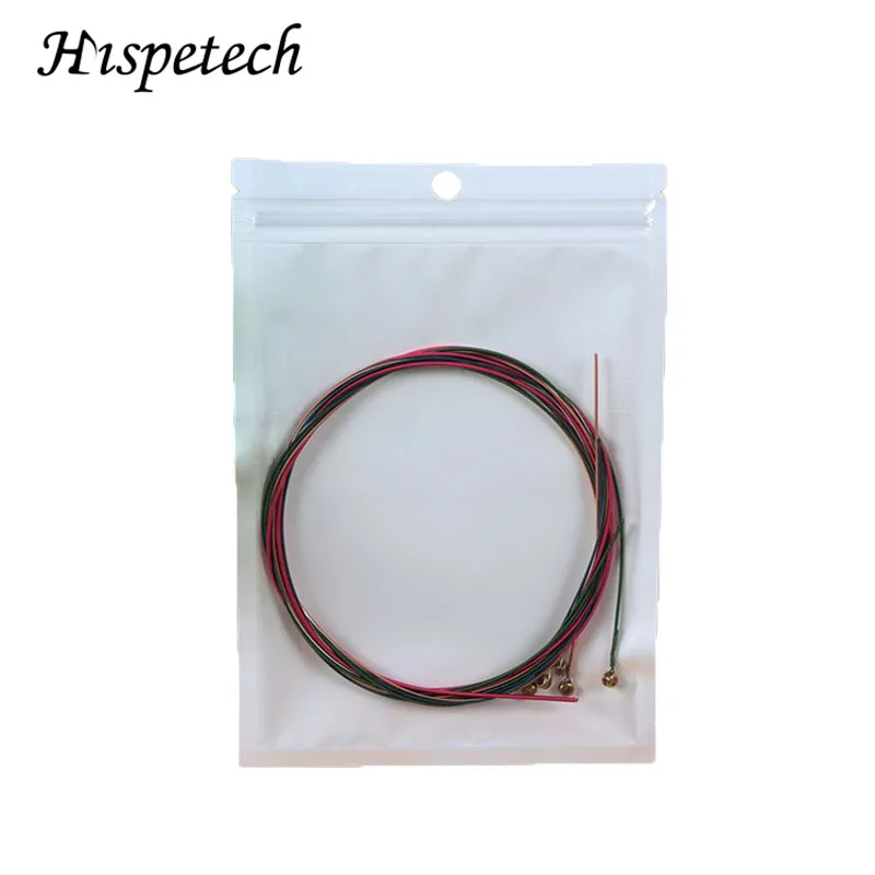 HISPETECH Folk Guitar Strings 6 Strings Set Colorful Red Copper Metal Pliable Strings Excellent Quality Guitar Accessories
HISPETECH Folk Guitar Strings 6 Strings Set Colorful Red Copper Metal Pliable Strings Excellent Quality Guitar Accessories