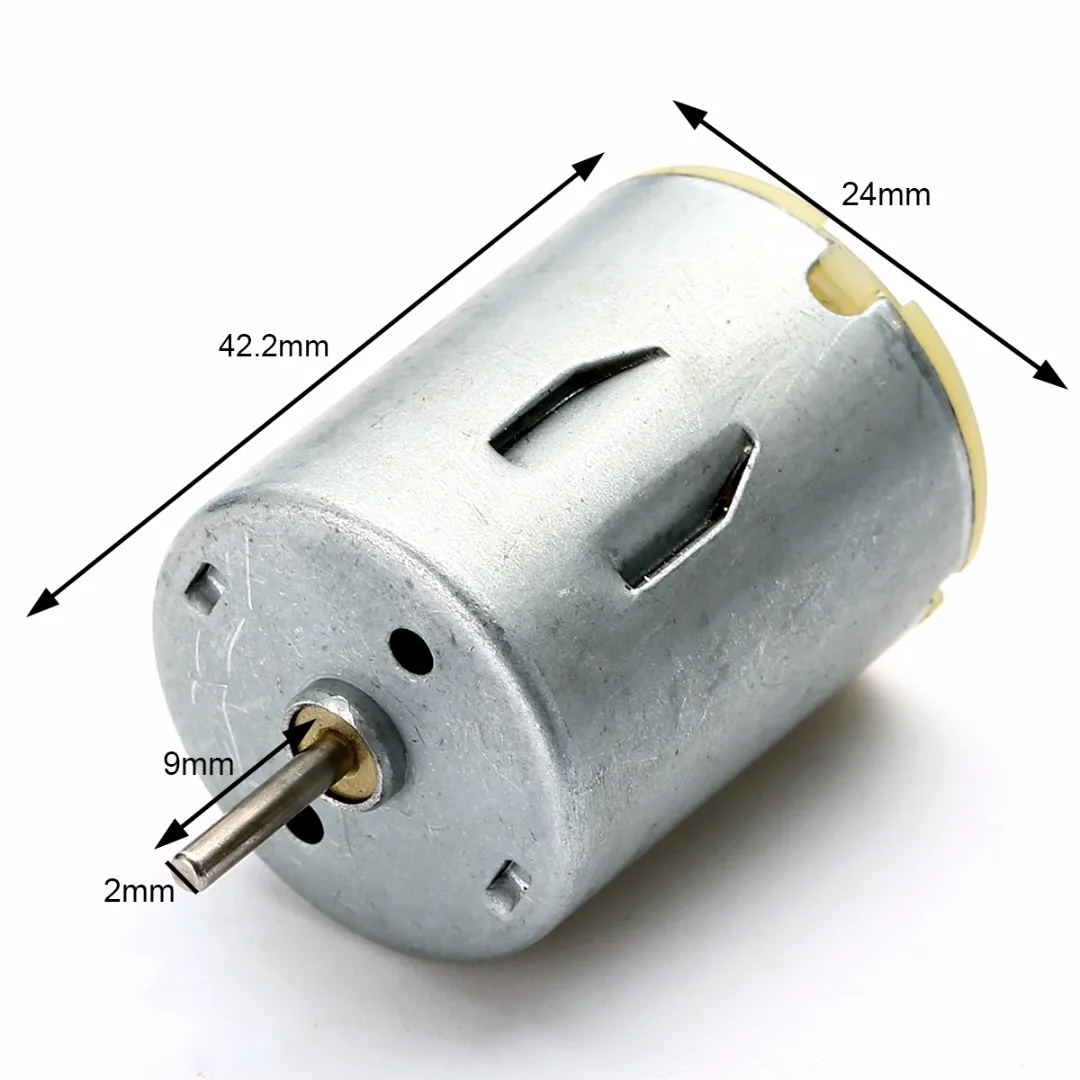 1pc Mini DC Toy Car Motor DC 3-12V 5000-15000RPM High Speed Strong Magnetic DIY Toy Car Motors Electric Machinery
1pc Mini DC Toy Car Motor DC 3-12V 5000-15000RPM High Speed Strong Magnetic DIY Toy Car Motors Electric Machinery