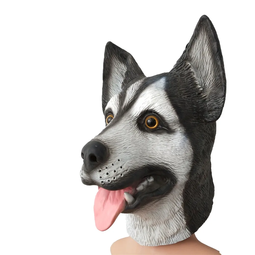 Halloween Siberian Husky Dog Latex Mask Novelty Costume Party Fancy Dress Animal Masks Dog Head Latex Mask Full Face Adult Mask
Halloween Siberian Husky Dog Latex Mask Novelty Costume Party Fancy Dress Animal Masks Dog Head Latex Mask Full Face Adult Mask