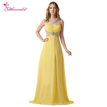 Alexzendra Sweetheart Beaded Long Yellow Prom Dresses Plus Size Beaded Bodice Long Evening Gowns Party Dress Customize
Alexzendra Sweetheart Beaded Long Yellow Prom Dresses Plus Size Beaded Bodice Long Evening Gowns Party Dress Customize