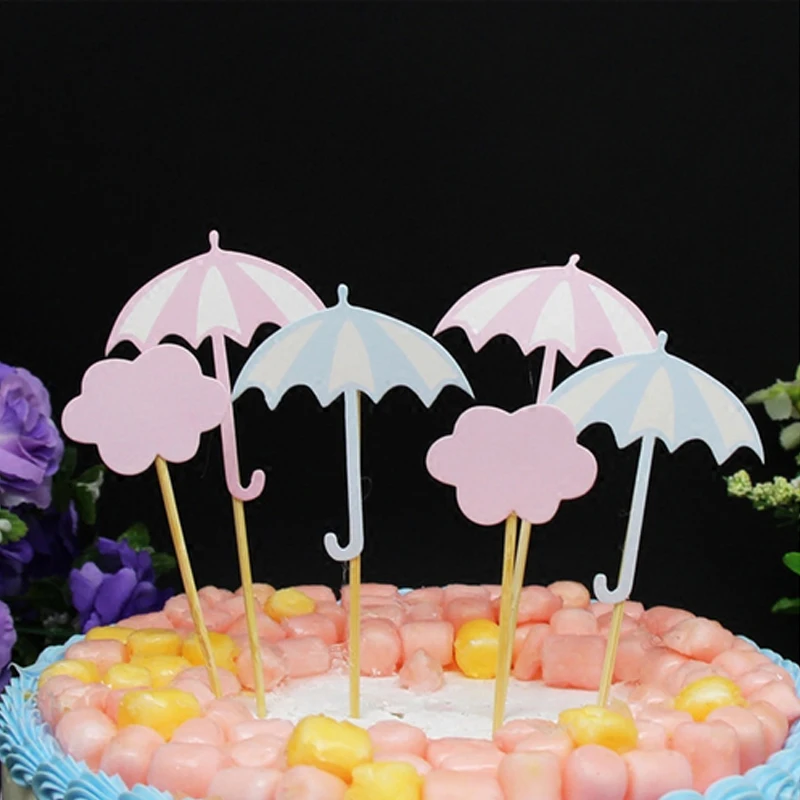 6 pcs/lot cloud umbrella birthday cake topper cupcake decoration baby shower kids birthday party wedding supplies
6 pcs/lot cloud umbrella birthday cake topper cupcake decoration baby shower kids birthday party wedding supplies