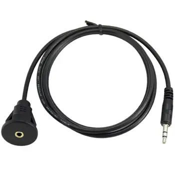1m Car Truck Dashboard Flush Mount 3.5mm 1/8 inch AUX Audio Jack Extension Cable Kit
1m Car Truck Dashboard Flush Mount 3.5mm 1/8 inch AUX Audio Jack Extension Cable Kit