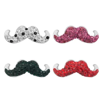 New Fashion Gentleman beard Rhinestone&Clay manual 18MM snap buttons DIY snap jewelry fittings Beauty KZ2146
New Fashion Gentleman beard Rhinestone&Clay manual 18MM snap buttons DIY snap jewelry fittings Beauty KZ2146