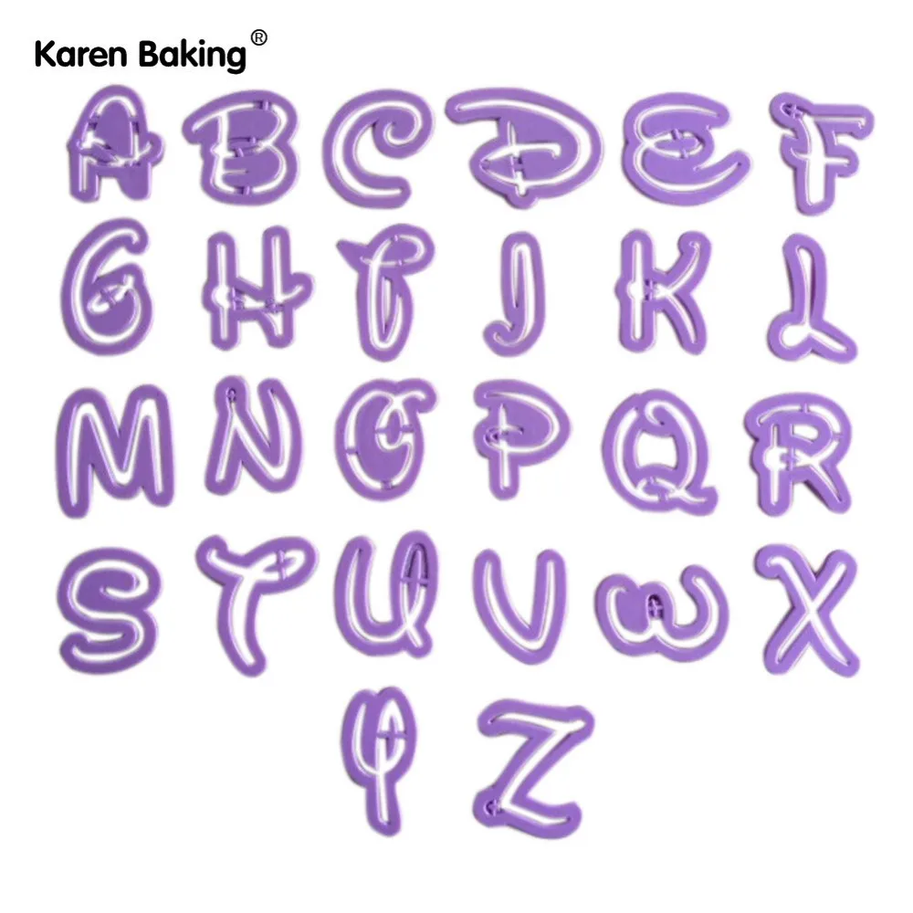 26 English Letter Shape Cake Cookie Cutter Fondant Cake Decorating Tools Cake Decoration Mold Cake Moulds A230
26 English Letter Shape Cake Cookie Cutter Fondant Cake Decorating Tools Cake Decoration Mold Cake Moulds A230