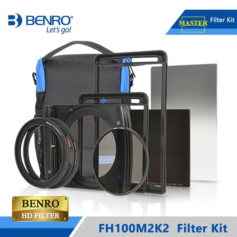 

Benro FH100M2K2 100mm Filter Kit System ND/GND/CPL Filter Hold Support For More Than 16mm Wide Angel Lens DHL Free Shipping