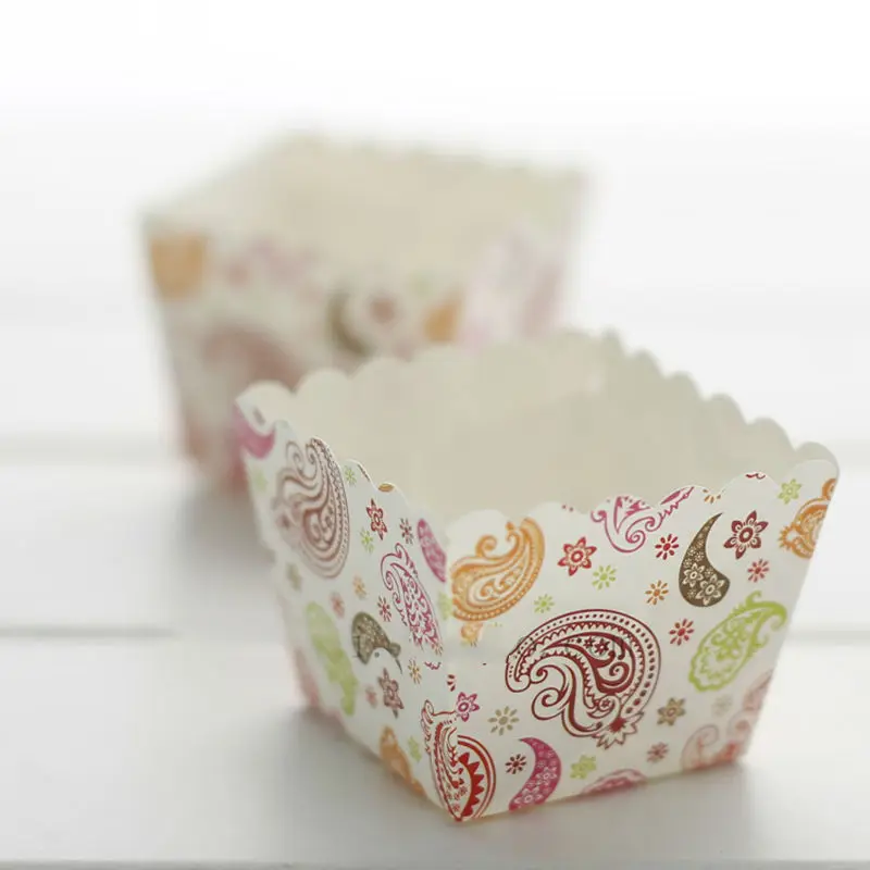 Square cake cup 50pcs Liners Baking Cup Muffin Kitchen Cupcake Cases Molds bakeware multi design for choose
Square cake cup 50pcs Liners Baking Cup Muffin Kitchen Cupcake Cases Molds bakeware multi design for choose
