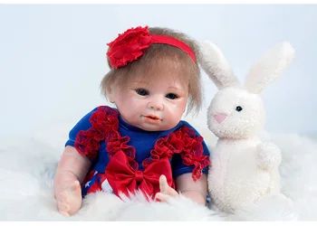 dollmai 48cm Doll Silicone Reborn Handmade Realistic Baby Dolls 19 Inch Vinyl Bebes Reborn Babies Toys For Girl XMAS Gifts
dollmai 48cm Doll Silicone Reborn Handmade Realistic Baby Dolls 19 Inch Vinyl Bebes Reborn Babies Toys For Girl XMAS Gifts