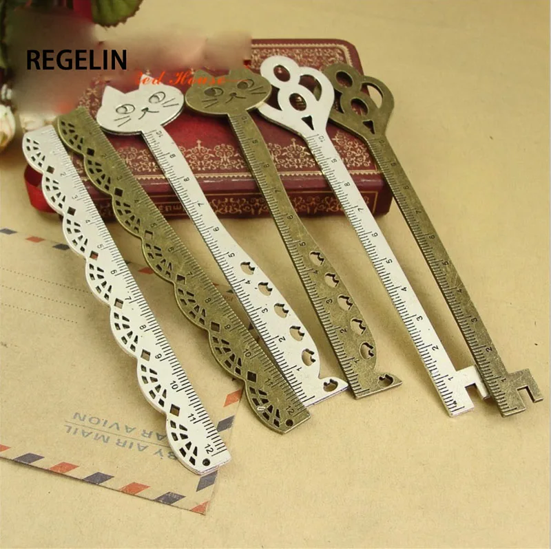 REGELIN 5pcs/lot Vintage Style Handmade Cat key Ruler Bookmark diy Bookmark Setting for 20mm For DIY Making Finding
REGELIN 5pcs/lot Vintage Style Handmade Cat key Ruler Bookmark diy Bookmark Setting for 20mm For DIY Making Finding