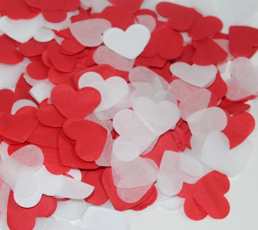 Vintage wedding red white Tissue paper heart Confetti Flower Girl guest throwing petals Biodegradable party decoration
Vintage wedding red white Tissue paper heart Confetti Flower Girl guest throwing petals Biodegradable party decoration