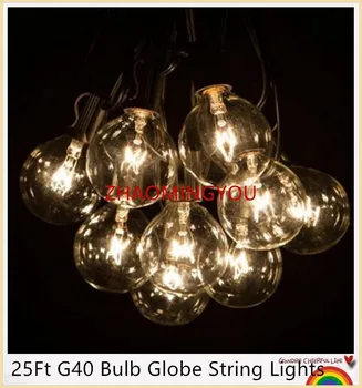 YOU 25Ft G40 Bulb Globe String Lights with Clear Bulbs Backyard Patio Lights, Vintage Bulbs ,Decorative Outdoor Garland Wedding
YOU 25Ft G40 Bulb Globe String Lights with Clear Bulbs Backyard Patio Lights, Vintage Bulbs ,Decorative Outdoor Garland Wedding