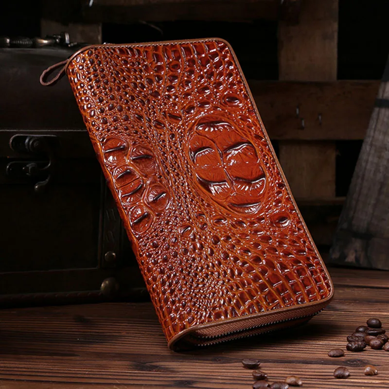 High Quality Unisex Cowhide famous brand Wallet Crocodile Grain Clutch Money Bag Luxury Purse Card Holder Pack Clutch Bag
High Quality Unisex Cowhide famous brand Wallet Crocodile Grain Clutch Money Bag Luxury Purse Card Holder Pack Clutch Bag