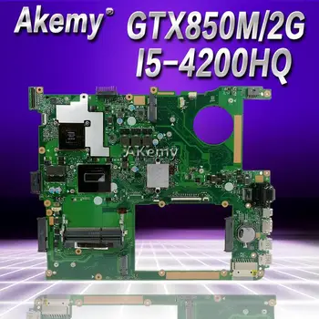 Akemy N751JK Laptop motherboard I5-4200H GTX850M-2G for ASUS N751JK N751J N751 Test mainboard N751JK motherboard test 100% ok
Akemy N751JK Laptop motherboard I5-4200H GTX850M-2G for ASUS N751JK N751J N751 Test mainboard N751JK motherboard test 100% ok