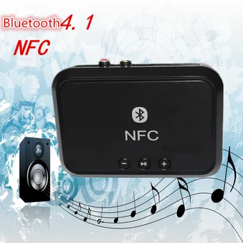 NFC Wireless Stereo Bluetooth Audio Receiver Portable Bluetooth Adapter NFC-Enabled 3.5mm/ RCA output Music Sound Car Speaker
NFC Wireless Stereo Bluetooth Audio Receiver Portable Bluetooth Adapter NFC-Enabled 3.5mm/ RCA output Music Sound Car Speaker