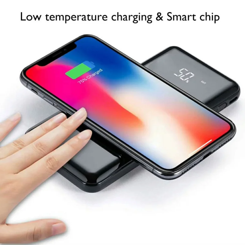 New Qi Wireless 10000mAh Power Bank 2USB LCD LED Portable Phone Fast Charger Mirror Surface For iPhone Android
New Qi Wireless 10000mAh Power Bank 2USB LCD LED Portable Phone Fast Charger Mirror Surface For iPhone Android