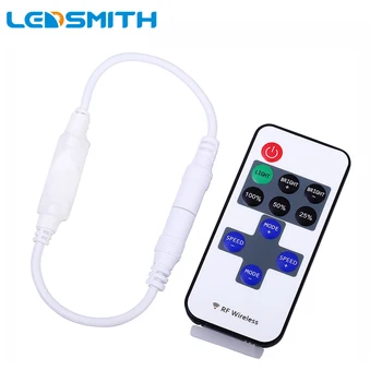 Led Dimmer DC5-24V 12A Mini Wireless RF Controller 11Keys RF Remote Controll for 5050/3528 Single Color LED Strip Flexible Light
Led Dimmer DC5-24V 12A Mini Wireless RF Controller 11Keys RF Remote Controll for 5050/3528 Single Color LED Strip Flexible Light