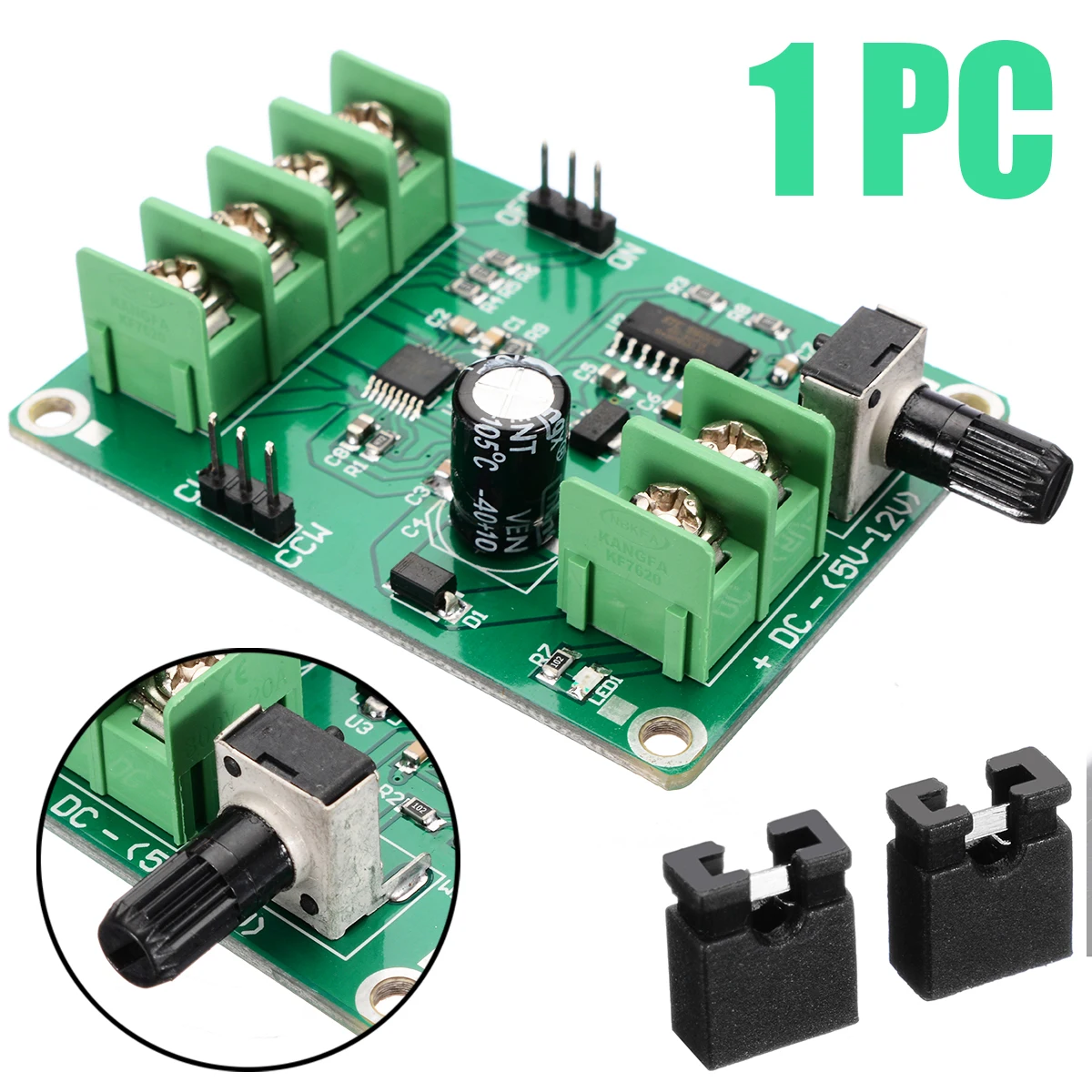 New 5V-12V Dual H-Bridge DC Brushless Motor Driver Module Motor Drive Controller Board For 3/4 Wire Hard Drive Motor