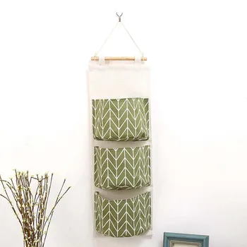 Creative Durable Healthy Hanging Storage Linen Material Toy Container Decorative Pocket Bag Home 3 Grid Wall Hanging Storage Bag
Creative Durable Healthy Hanging Storage Linen Material Toy Container Decorative Pocket Bag Home 3 Grid Wall Hanging Storage Bag