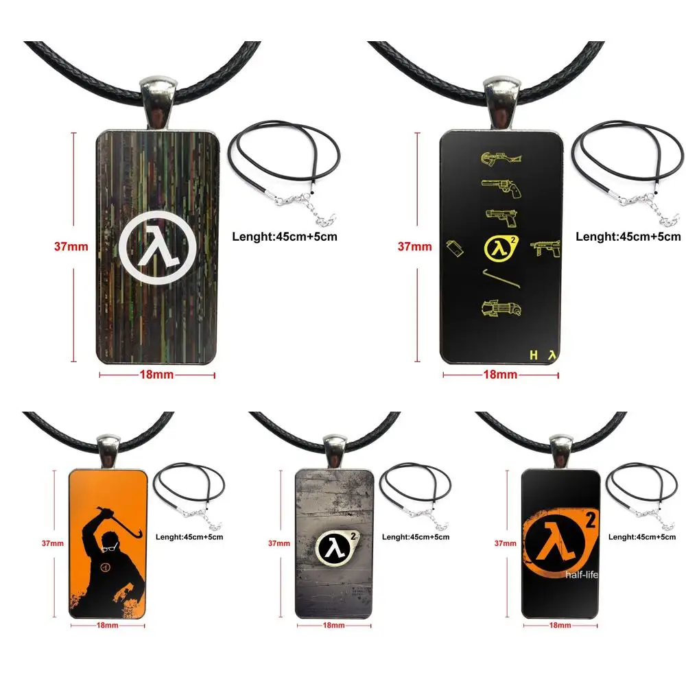 For Women Gifts Boy Game Half Life Logo Vintage Jewelry Steel Plated With Glass Cabochon Choker Long Pendant Rectangle Necklace
For Women Gifts Boy Game Half Life Logo Vintage Jewelry Steel Plated With Glass Cabochon Choker Long Pendant Rectangle Necklace