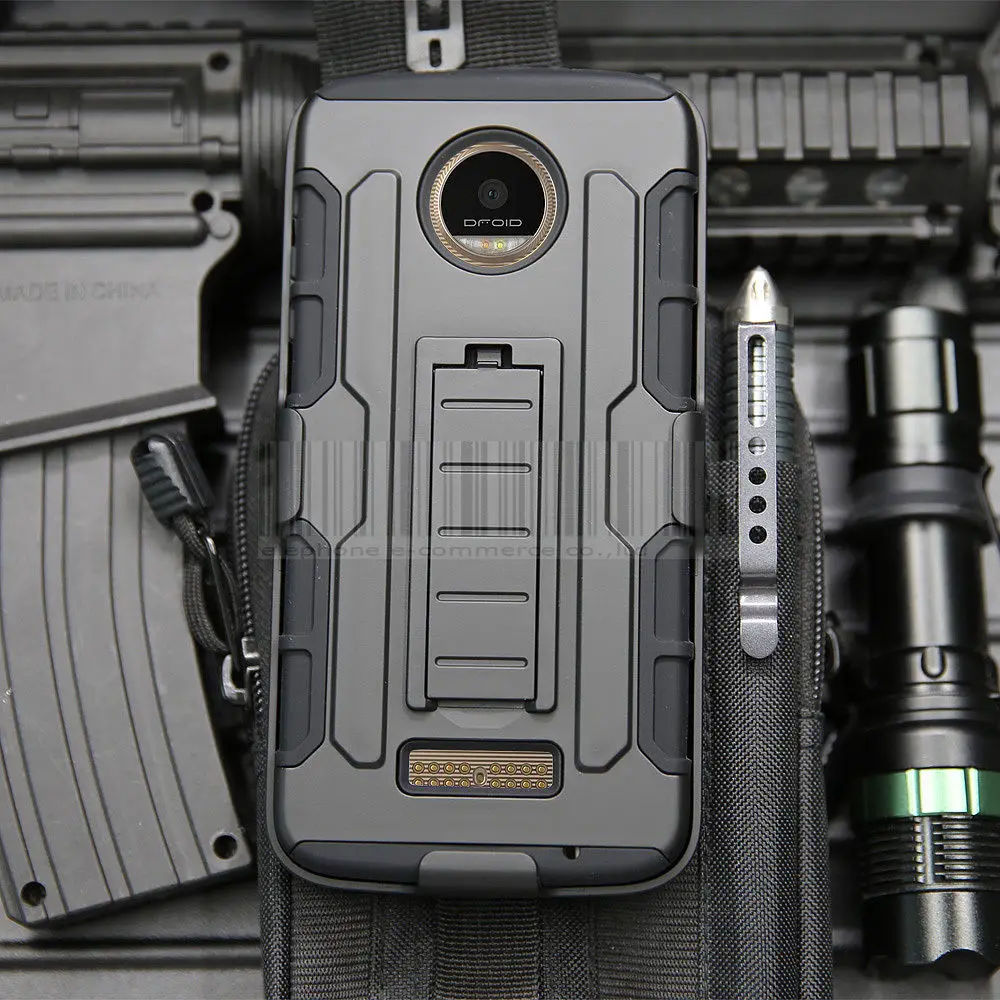 Hybrid Armor Cases Belt Clip Holster Shockproof Shell Covers For Motorola Moto Z XT1650/Z Force/Z Play Droid/E3/X Style/G4 Plus@
Hybrid Armor Cases Belt Clip Holster Shockproof Shell Covers For Motorola Moto Z XT1650/Z Force/Z Play Droid/E3/X Style/G4 Plus@