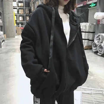 Harajuku Autumn Winter Women Oversized Hoodies Korean Letter Zipper Loose Hooded Sweatshirt Coat Fleece Warm Pullover Tops
Harajuku Autumn Winter Women Oversized Hoodies Korean Letter Zipper Loose Hooded Sweatshirt Coat Fleece Warm Pullover Tops