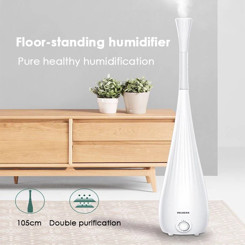 

MH-610 Ultrasonic Air Humidifier Floor-Standing Smart Mist Maker Remote Control Essential Oil Aroma Diffuser 220V 5.5L Capacity