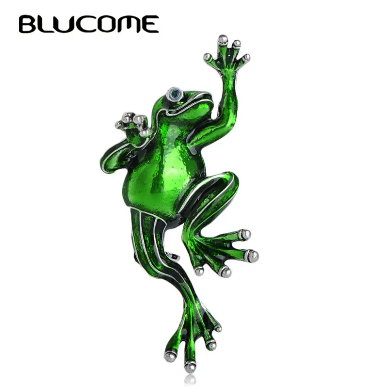 Blucome Fashion Green Frog Shape Brooch Alloy Enamel Animal Jewelry Pins Bag Hat Scarf Buckles Unisex Women Men Kids Accessories
Blucome Fashion Green Frog Shape Brooch Alloy Enamel Animal Jewelry Pins Bag Hat Scarf Buckles Unisex Women Men Kids Accessories