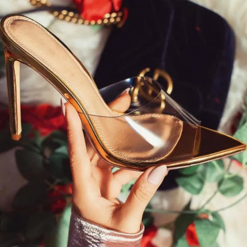 OdoRola Women PVC Transparant Summer High Heel Slippers Open Toe Sexy Thin High Heels Solid Pointed Toe Stiletto Sandals
OdoRola Women PVC Transparant Summer High Heel Slippers Open Toe Sexy Thin High Heels Solid Pointed Toe Stiletto Sandals