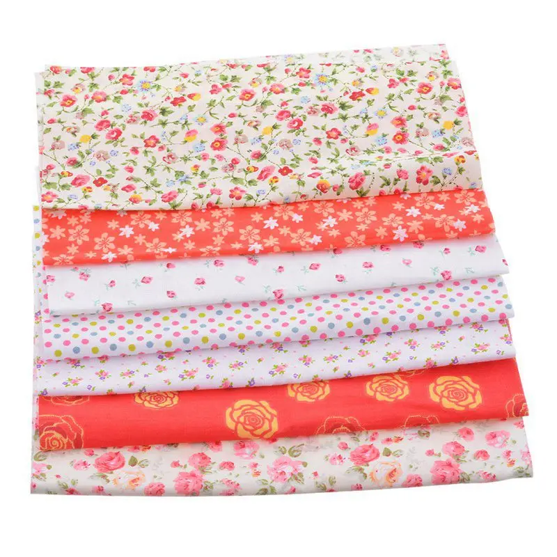 Urijk 7/8PCS 25x5CM Cotton Fabric For Patchwork Cotton Cloth Handmade Brocade Fabric Home Decor Small Broken Flower Printed
Urijk 7/8PCS 25x5CM Cotton Fabric For Patchwork Cotton Cloth Handmade Brocade Fabric Home Decor Small Broken Flower Printed