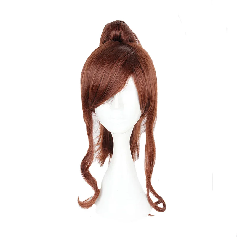 Mcoser 40CM Medium Curly Brown Color heat Resistant Synthetic One Ponytails hair 100% High Temperature Fiber WIG-057C
Mcoser 40CM Medium Curly Brown Color heat Resistant Synthetic One Ponytails hair 100% High Temperature Fiber WIG-057C