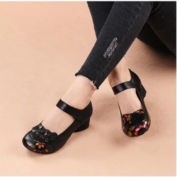 RUSHIMAN Vintage Flat Shoes Women 2019 Genuine Leather Soft Ballet Flats comfortable Casual Autumn mom shoes women
RUSHIMAN Vintage Flat Shoes Women 2019 Genuine Leather Soft Ballet Flats comfortable Casual Autumn mom shoes women