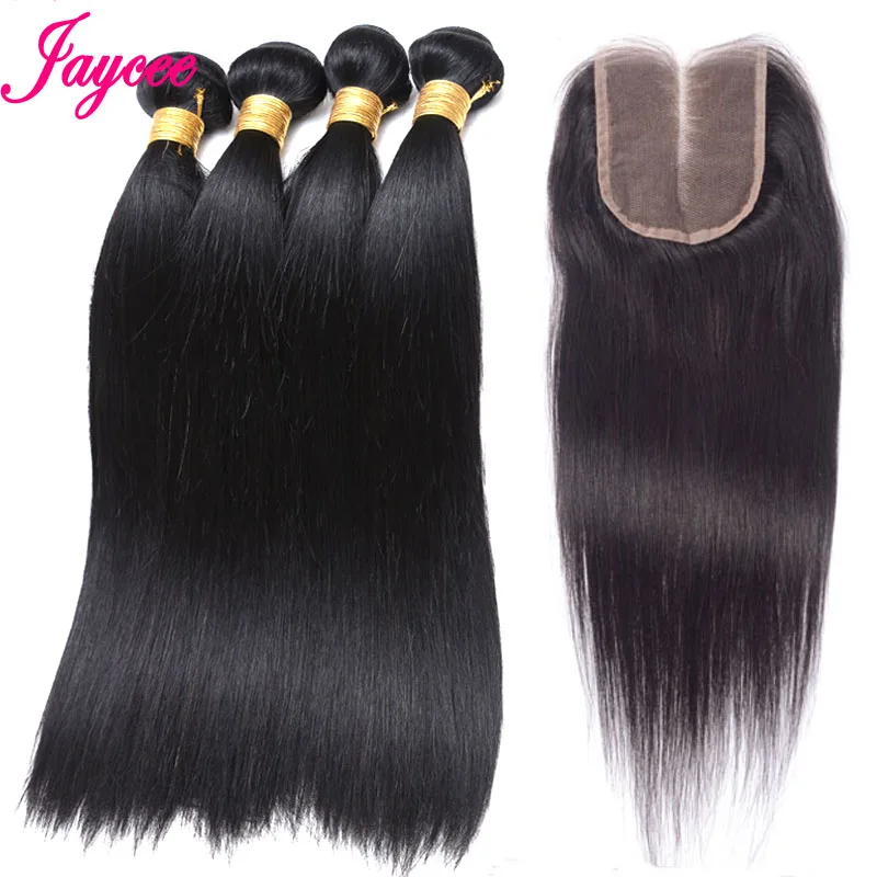 Jaycee Hair Peruvian Straight Hair Bundles With Closure Middle Part Remy 100% Human Hair 3 Bundles With Lace Closure 4pcs
Jaycee Hair Peruvian Straight Hair Bundles With Closure Middle Part Remy 100% Human Hair 3 Bundles With Lace Closure 4pcs