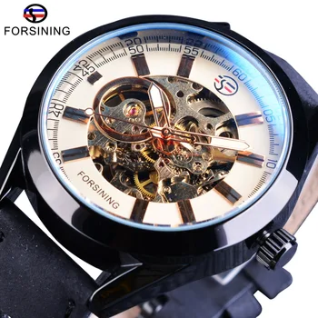 Forsining Open Work Series Military Automatic Wrist Watch Genuine Leather Belt Men Skeleton Watches Top Brand Luxury Mechanical
Forsining Open Work Series Military Automatic Wrist Watch Genuine Leather Belt Men Skeleton Watches Top Brand Luxury Mechanical
